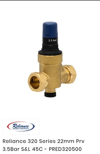 Reliance rwc 22mm - easiset, 320